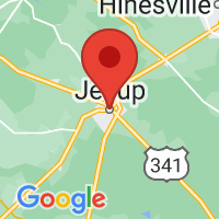 Map of Jesup GA US
